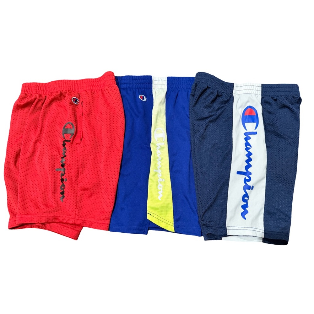 Champion Kids Mesh Shorts - Red, Blue, Navy boys size M